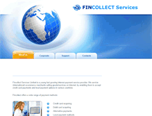 Tablet Screenshot of fincollect.com